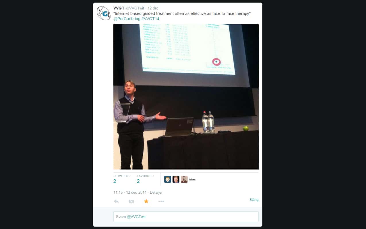 Någon Twittrade om min keynote