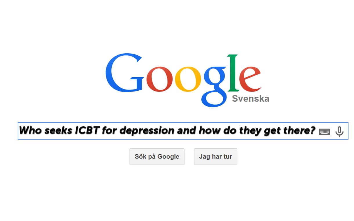Who seeks ICBT for depression and how do they get there? Effects of recruitment source on patient demographics and clinical characteristics