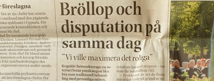 Brölopp och disputation på samma dag